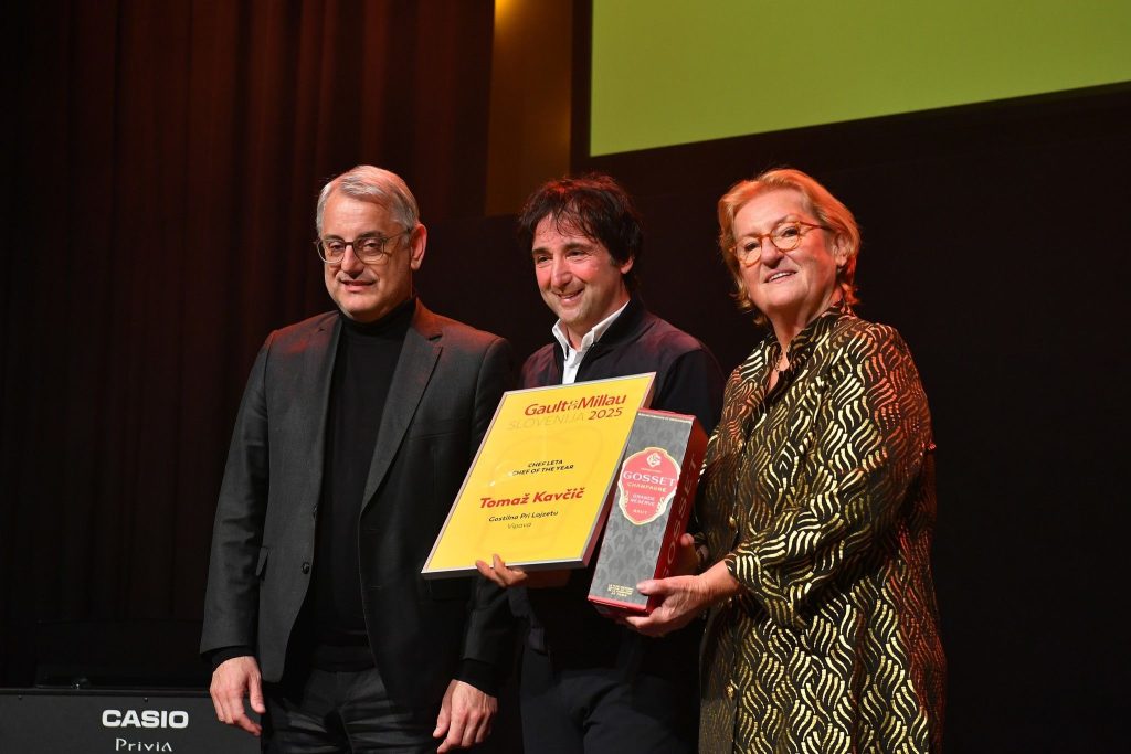 renowned chef Tomaž Kavčič has been honoured with the prestigious title of Chef of the Year