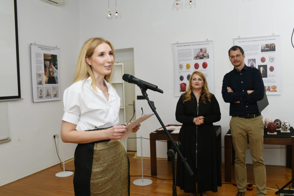 Embassy of Romania Easter traditional egg decoration exhibition 04 04 2025 photo Mateja Jordovic Potocnik