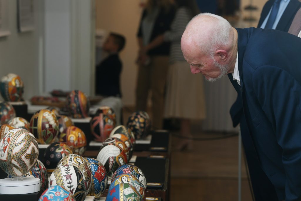 Embassy of Romania Easter traditional egg decoration exhibition 04 04 2025 photo Mateja Jordovic Potocnik