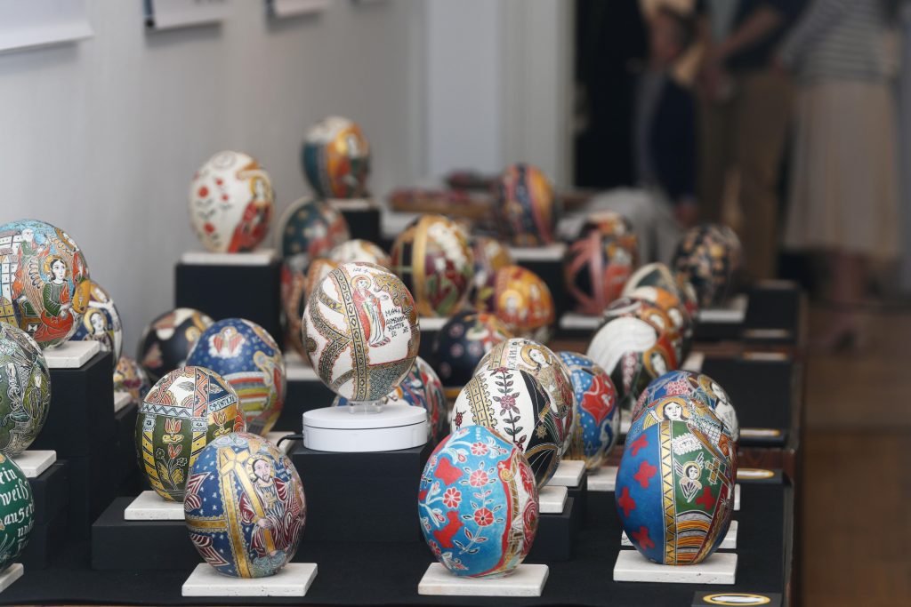 Embassy of Romania Easter traditional egg decoration exhibition 04 04 2025 photo Mateja Jordovic Potocnik