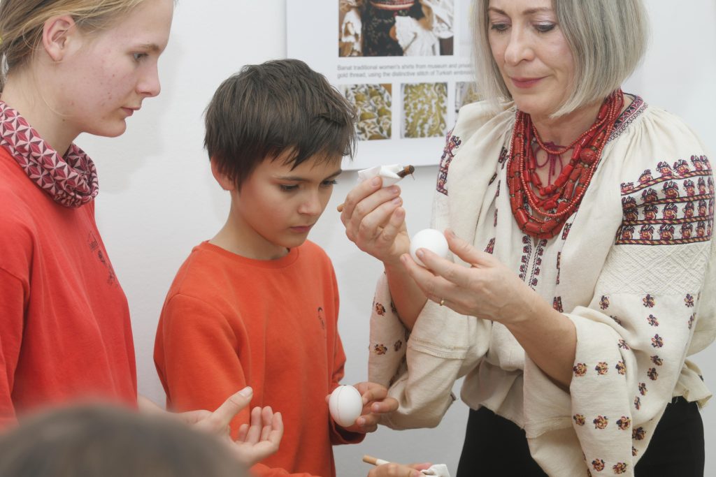 Embassy of Romania Easter traditional egg decoration exhibition 04 04 2025 photo Mateja Jordovic Potocnik