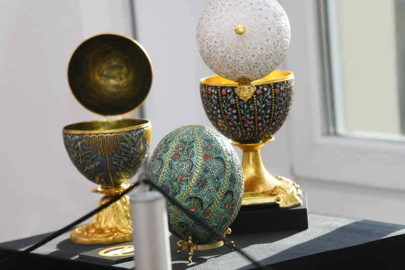 Embassy of Romania Easter traditional egg decoration exhibition 04 04 2025 photo Mateja Jordovic Potocnik