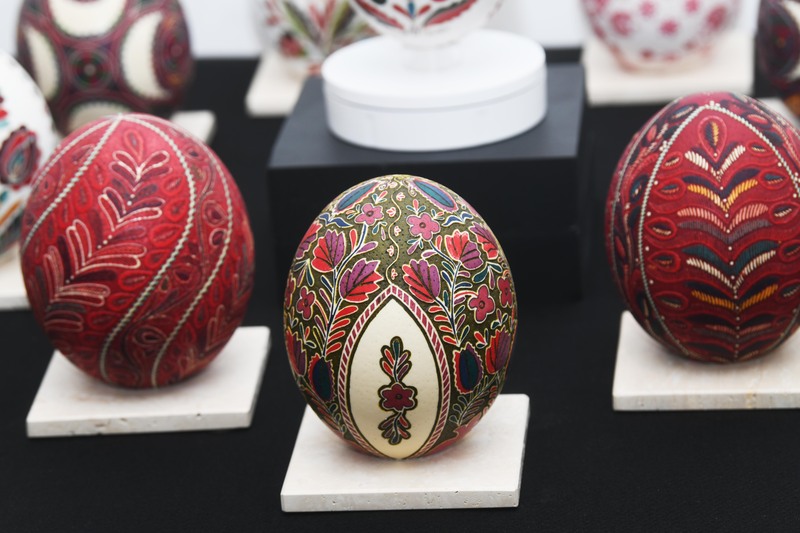 Embassy of Romania Easter traditional egg decoration exhibition 04 04 2025 photo Mateja Jordovic Potocnik