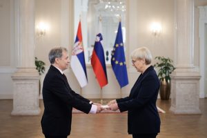 Ivo Vojvodić and Nataša Pirc Musar photo credits: Daniel Novakovic STA