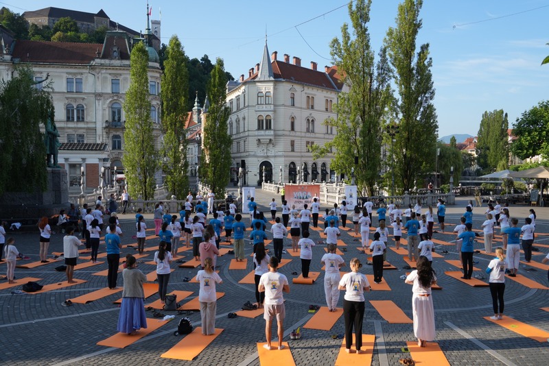 International Day of Yoga Ljubljana, June 21st, photo: Embassy of India