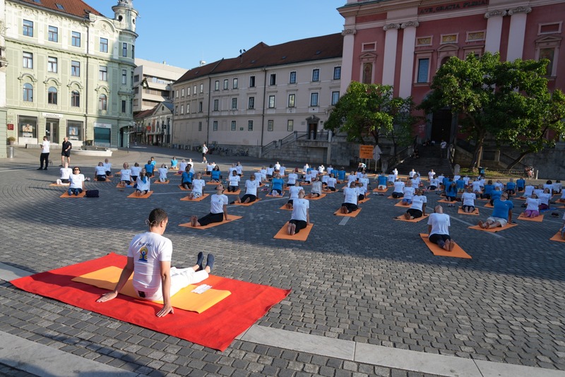 International Day of Yoga Ljubljana, June 21st, photo: Embassy of India