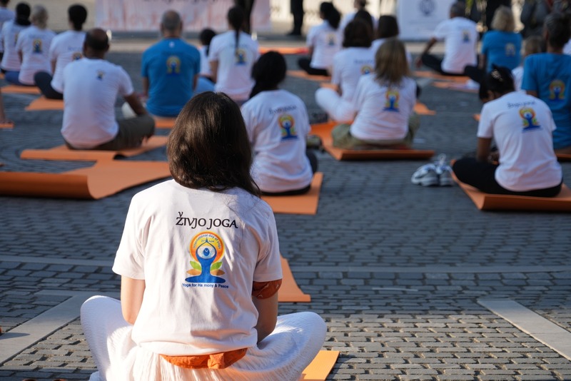 International Day of Yoga Ljubljana, June 21st, photo: Embassy of India