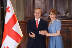 H.E. Konstantine Surguladze, Ambassador of Georgia to Slovenia and his spouse, photo: private archive