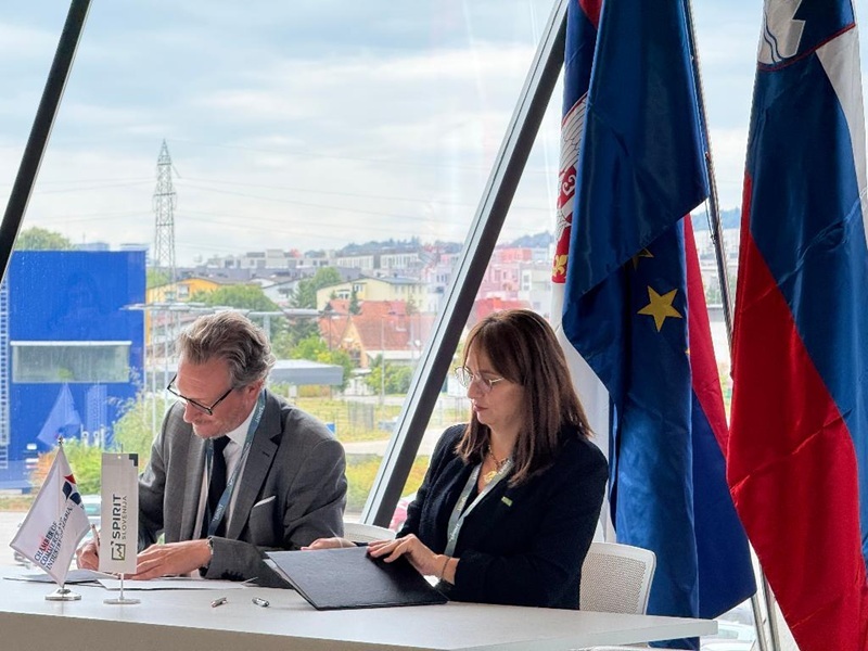 Slovenian-Serbian Business Forum, Mihailo Vesovic and Tamara Zajec Balažič, Photos: O28 and SPIRIT Slovenia