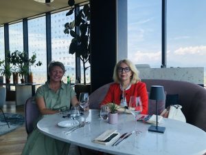 Vanja Kavcic and H.E. Lina Rukštelienė