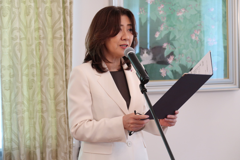 H.E. Ms. Akiko Yoshida, photo: Embassy of Japan in Ljubljana