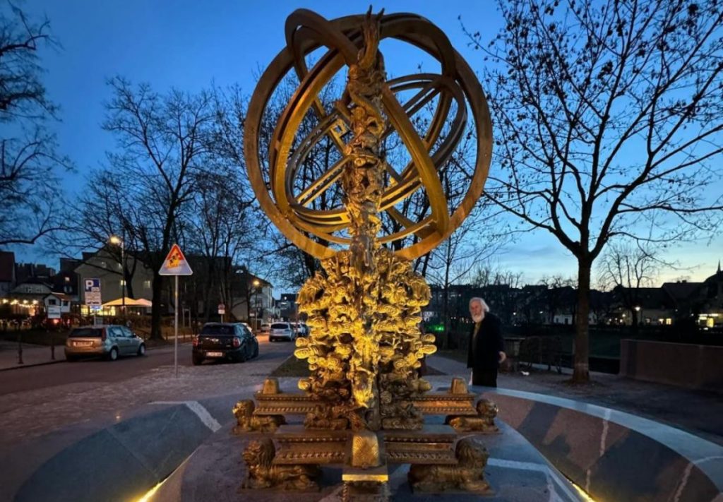 Ferdinand Augustin Hallerstein – Liu Songling and the Monument in His Honor