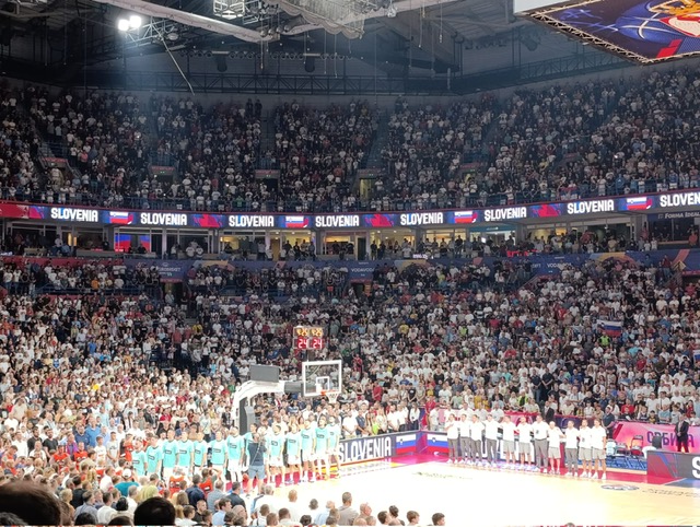 Serbia and Slovenia the final preparation game before the start of the FIBA EuroBasket 2025 photo Internationalis